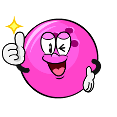 Thumbs up Bowling Ball