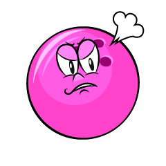 Angry Bowling Ball