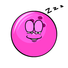 Sleeping Bowling Ball