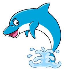 Glitter Dolphin