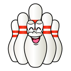 Smiling Bowling Pin