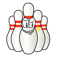 Grinning Bowling Pin