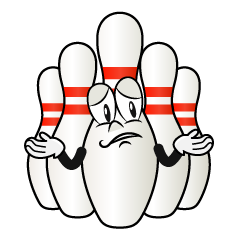 Troubled Bowling Pin