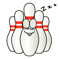 Sleeping Bowling Pin