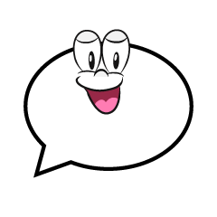 Smiling Speech Bubble