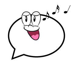 Singing Speech Bubble