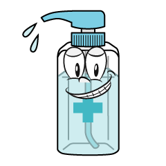 Grinning Hand Sanitizer