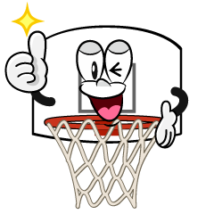 Thumbs up Basketball Goal