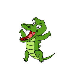 Angry Crocodile
