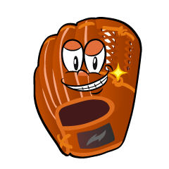 Grinning Baseball Glove