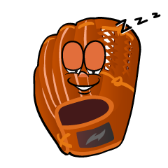 Sleeping Baseball Glove