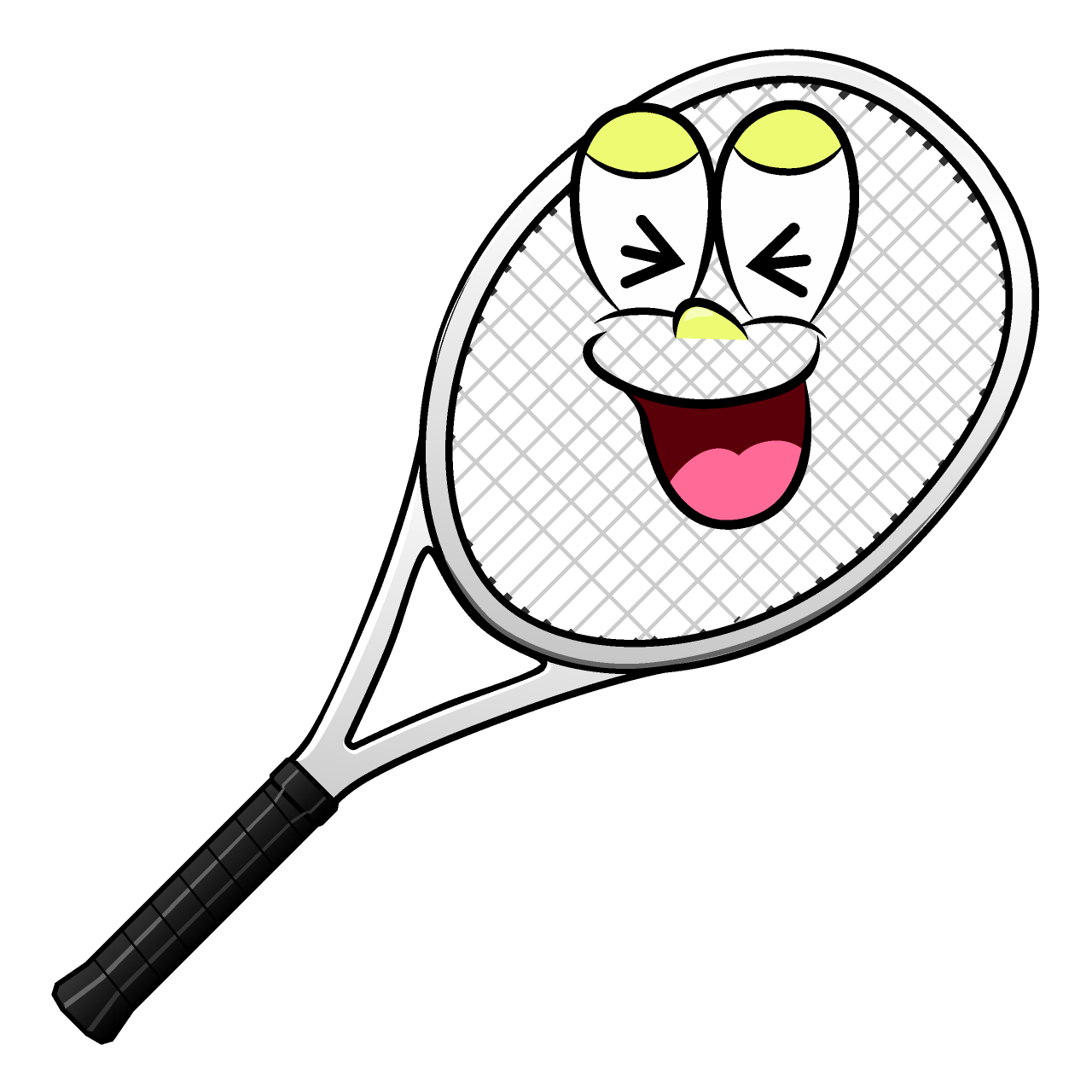 Laughing Tennis Racket