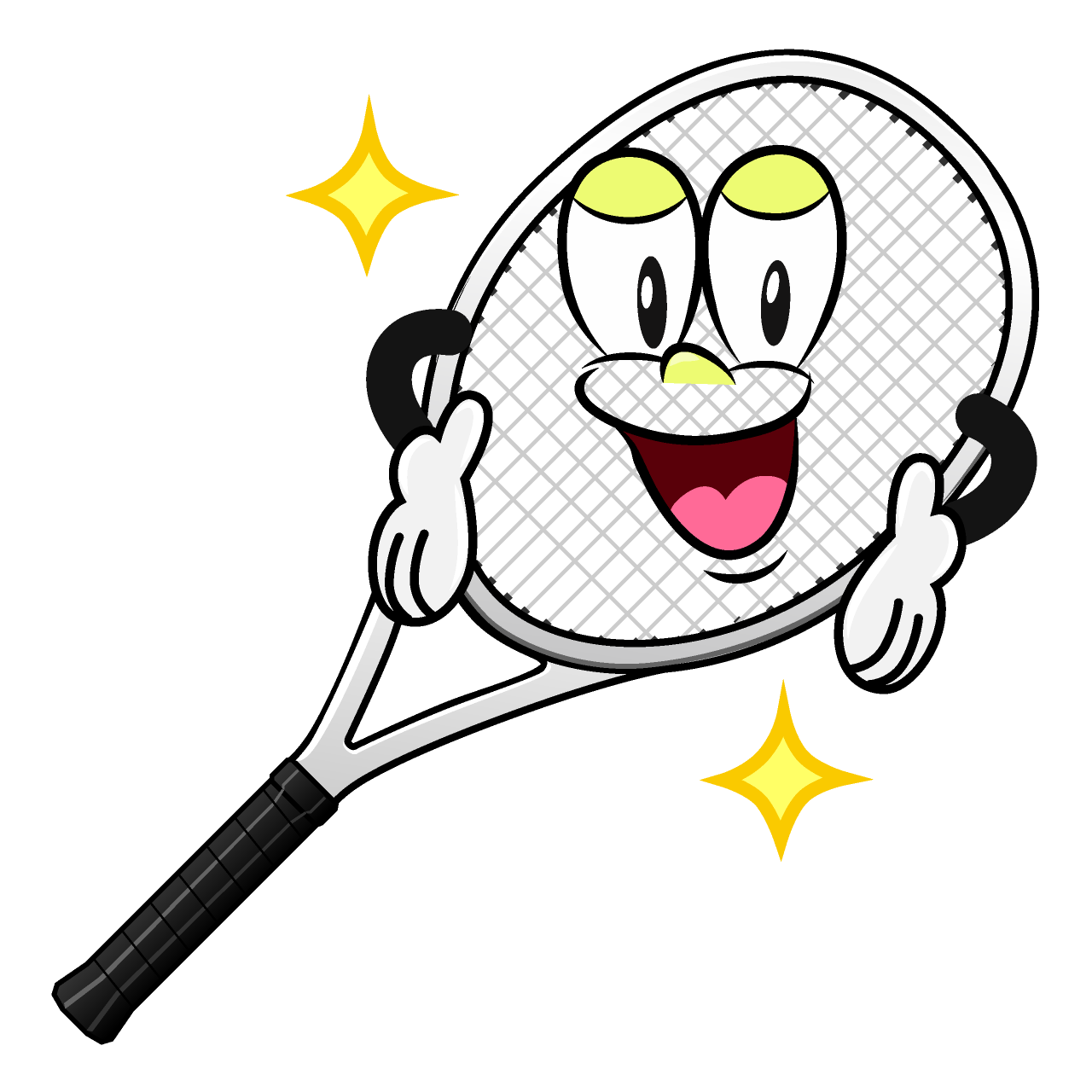 Glitter Tennis Racket