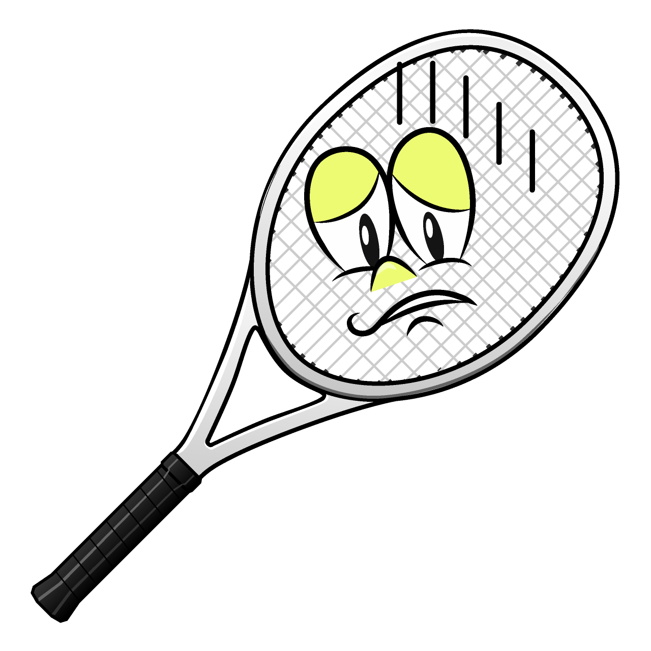 Depressed Tennis Racket