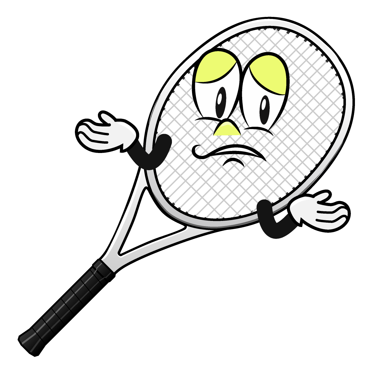 Troubled Tennis Racket