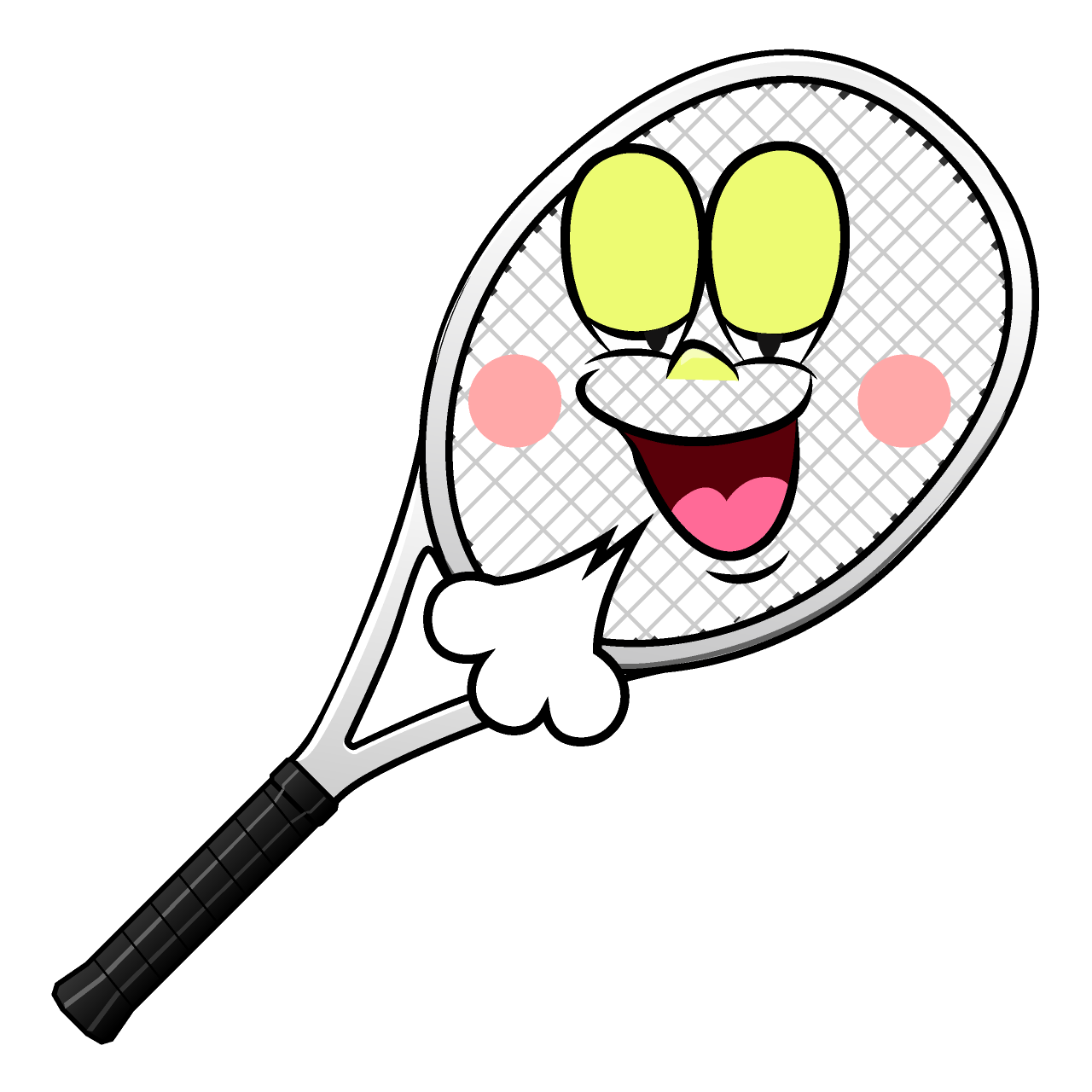 Relaxing Tennis Racket