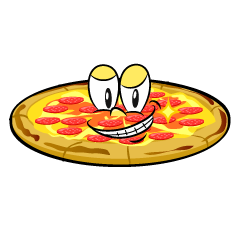 Grinning Pepperoni Pizza