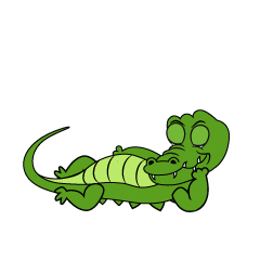 Relaxing Crocodile