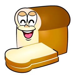 Smiling Toast Bread