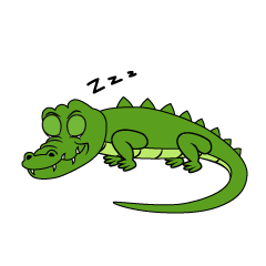 Sleeping Crocodile