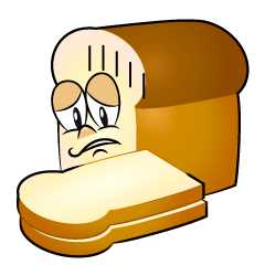 Depressed Toast Bread