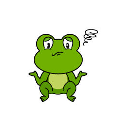 Troubled Frog