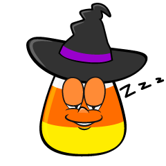 Sleeping Candy Corn