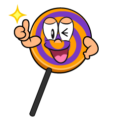 Thumbs up Halloween Lollipop