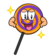 Glitter Halloween Lollipop