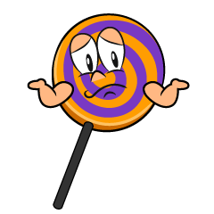 Troubled Halloween Lollipop