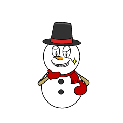 Grinning Snowman