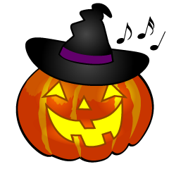 Singing Witch Pumpkin