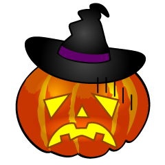 Depressed Witch Pumpkin