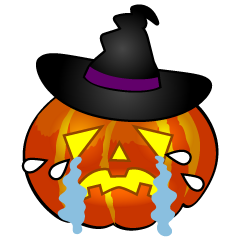 Crying Witch Pumpkin