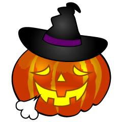 Relaxing Witch Pumpkin