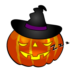 Sleeping Witch Pumpkin