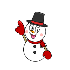 Posing Snowman
