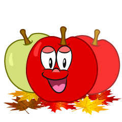 Smiling Fall Apple