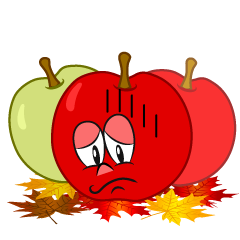 Depressed Fall Apple