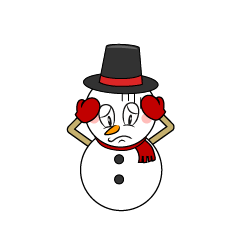 Depressed Snowman