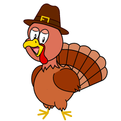 Smiling Thanksgiving Turkey