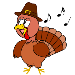 Singing Thanksgiving Turkey