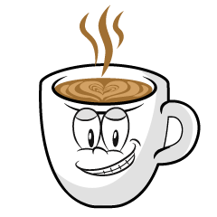 Grinning Cafe Latte