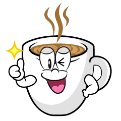 Thumbs up Cafe Latte