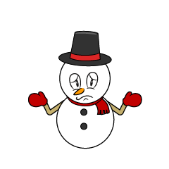 Troubled Snowman