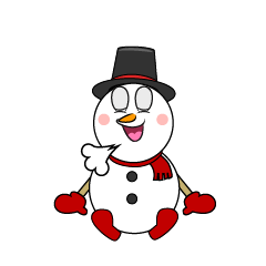 Relaxing Snowman