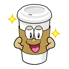 Glitter Paper Cup Coffee