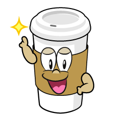 Posing Paper Cup Coffee