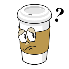 Thinking Paper Cup Coffee
