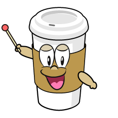 Speaking Paper Cup Coffee